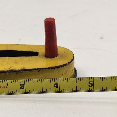 Set of 3 Tin Litho Toy Noisemakers 4.5" Circus Party Grinders 1940s Vintage