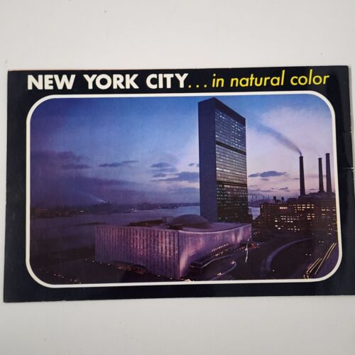 This Is New York City 1960s Illustrated Souvenir Picture Book Full Color
