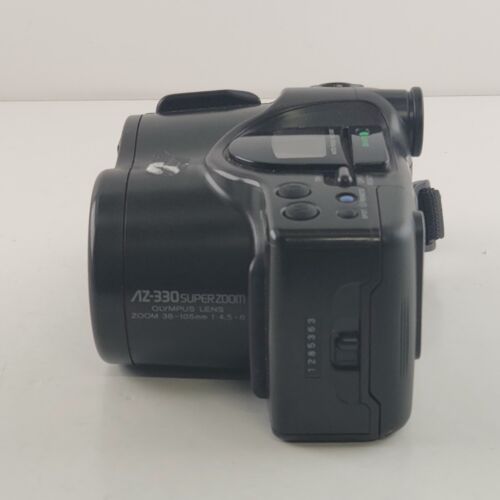 Olympus AZ-330 Super Zoom Camera 35mm Film 38-105 mm Zoom Lens Not Tested