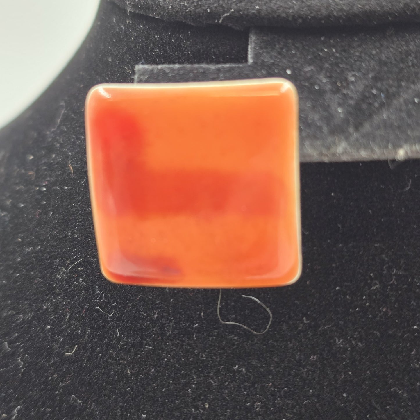 2 Sets Earrings Coral Pink Resin Square Silver Tone Red Oval Plastic Bead Dangle