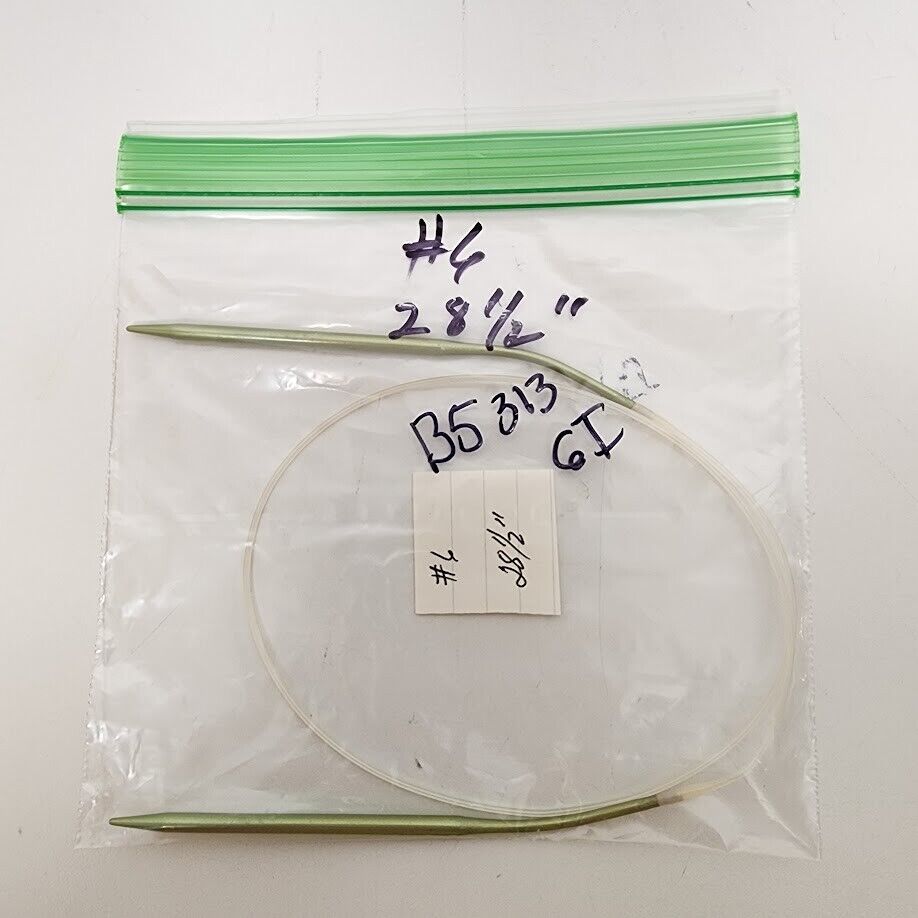 Circular Knitting Needle Bamboo Plastic Metal Size 0 - Size 7 Length 16" - 32"