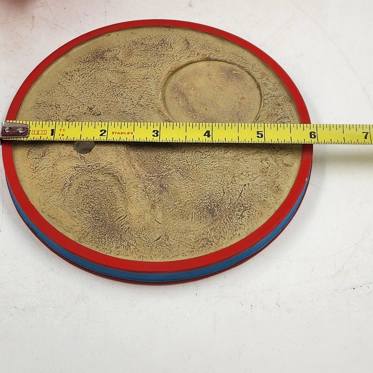 Tommy The Clown 11 Inch Porcelain Doll Blonde Hair with Ceramic Stand