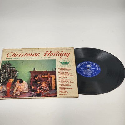 10 Christmas Record Albums Multi Artist LP Vinyl Records 50's 60's Standard VTG