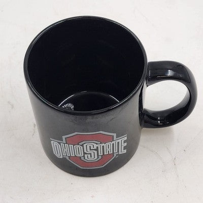 Ohio State University Black Coffee Mug Tea Cup Buckeyes Block O Logo NCAA Gift