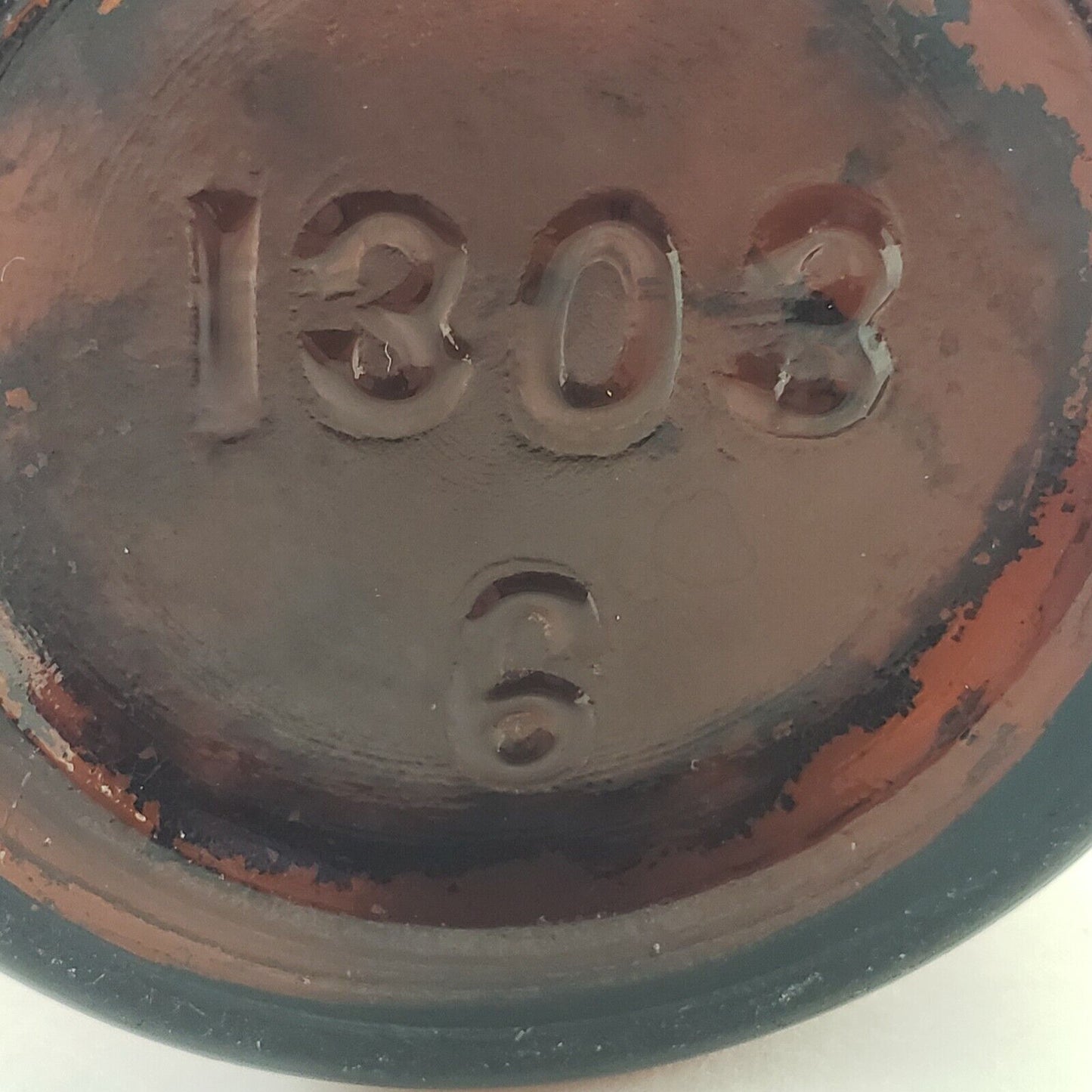 Embossed Hoster Brewing Col OH Beer Bottle Brown Blown Glass Clamp Lid 12 oz