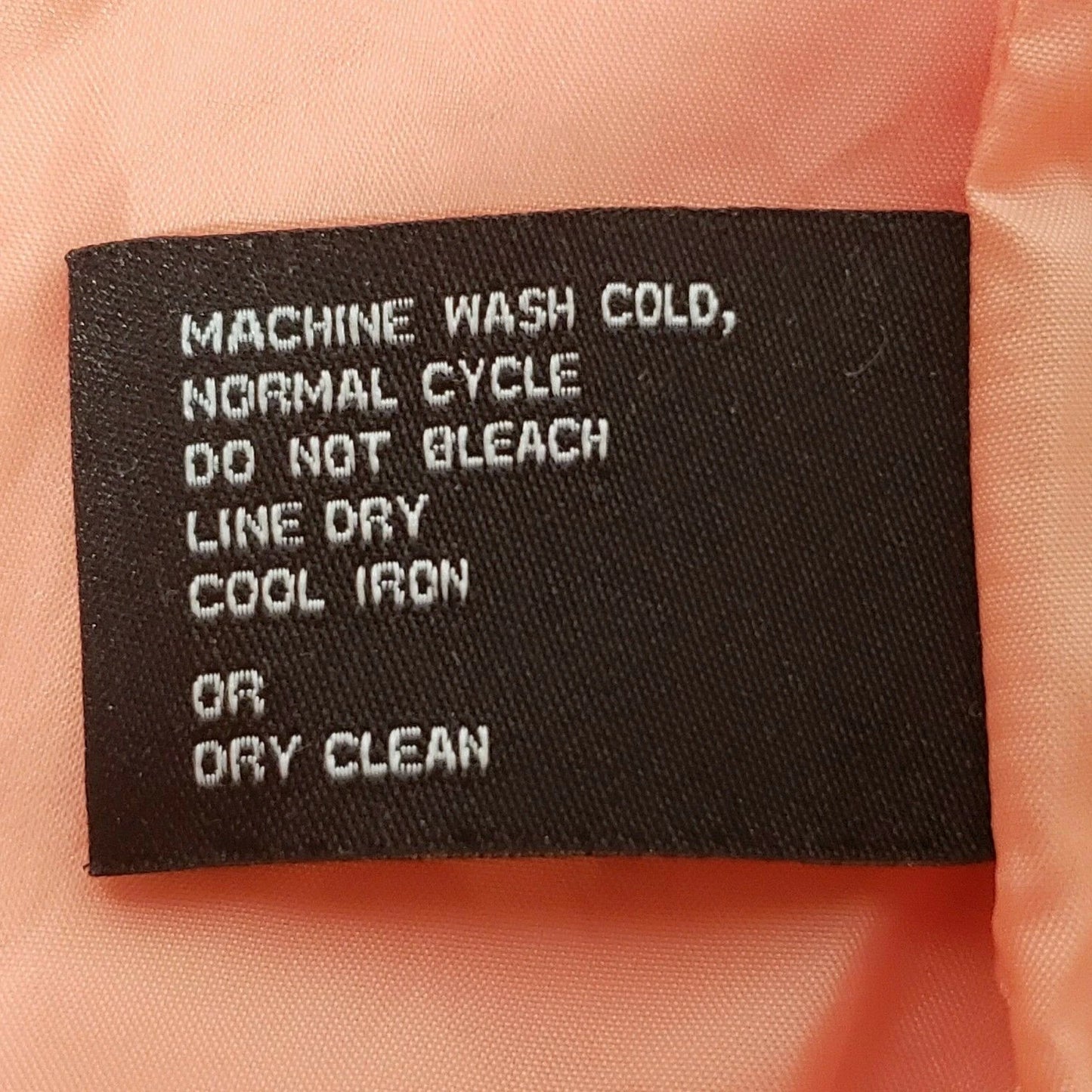 Anne Klein Womens Medium Peach Zip Jacket Spring Polyester Blend Tapered Vietnam