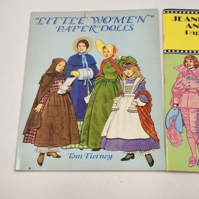 2 Paper Doll Books Little Women & Jeanette MacDonald Nelson Eddy by Tom Tierney