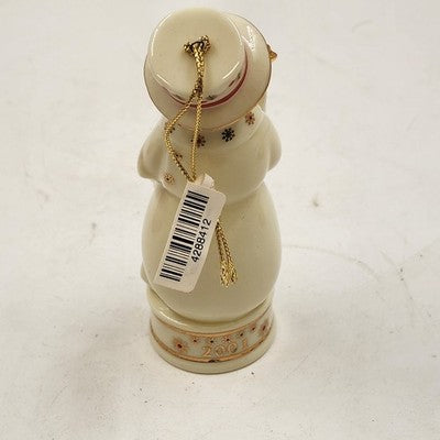 Porcelain Musical Snowman Christmas Ornament Formalities 2001 Baum Brothers