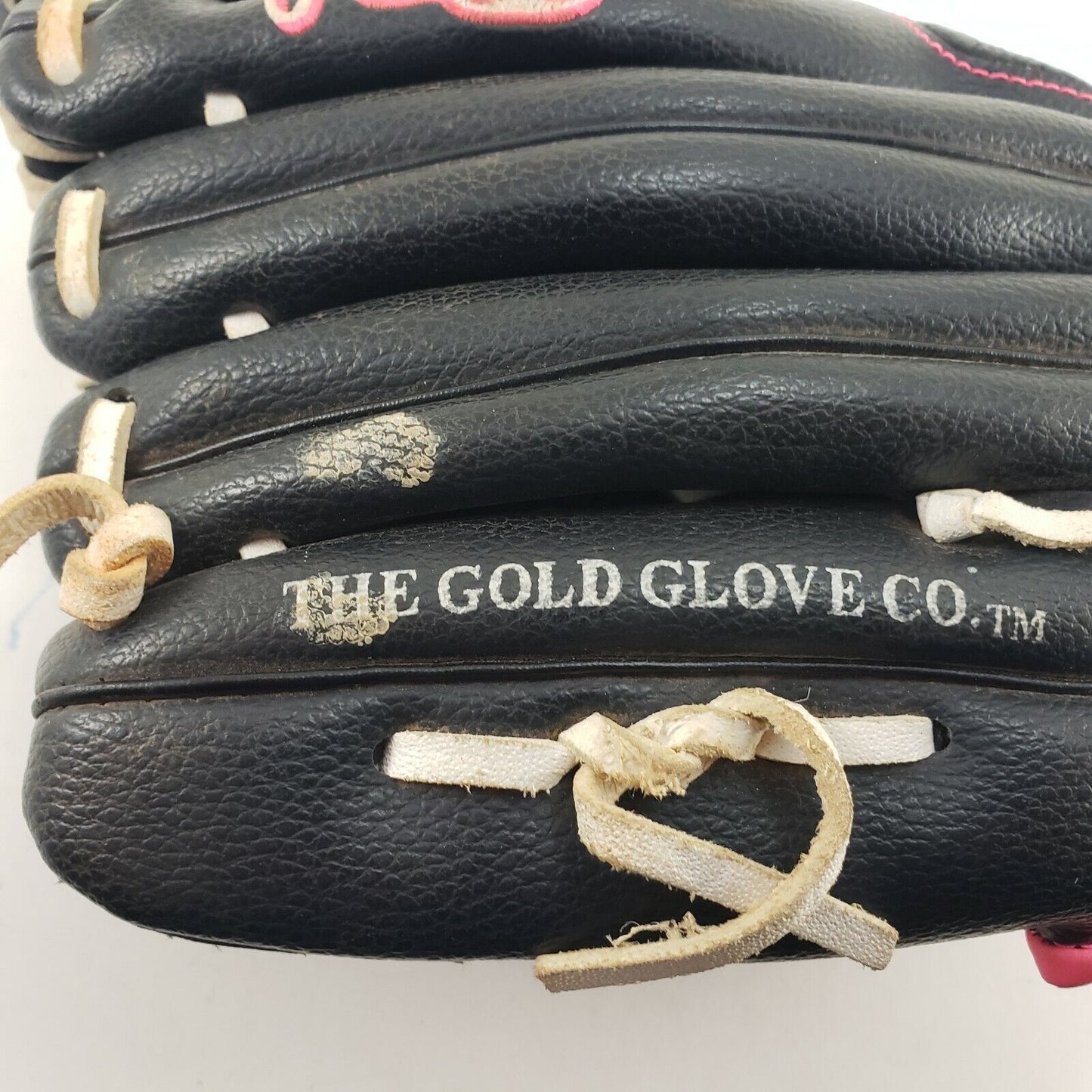 Rawlings Fastpitch Softball Glove WFP115 11½ Inch Leather Palm Black Pink R/H