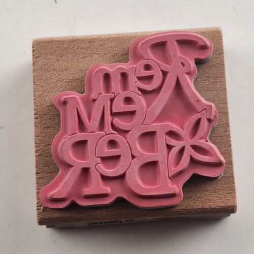 Hampton Art Set of 4 Inspirational and Motivational Words Rubber Stamps