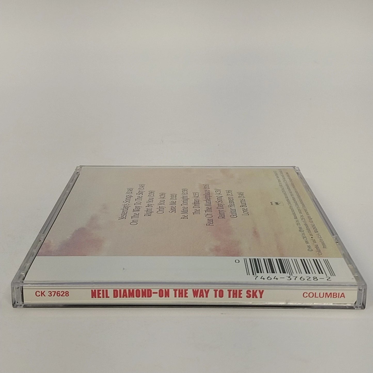 Neil Diamond On The Way To The Sky CD Columbia Record CK 37628 Pop Rock 1986 USA