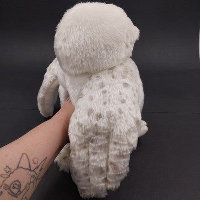 Harry Potter's Wizarding World Owl Hedwig Plush Puppet Head Turns Sounds Stuffy