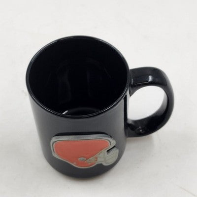 Cleveland Browns Black Coffee Mug Cup Large Helmet Logo NFL Football Team Gift