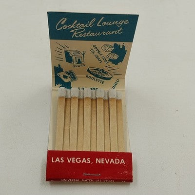 Holiday Casino On the Strip Las Vegas Nevada Vintage Souvenir Matchbook Vintage