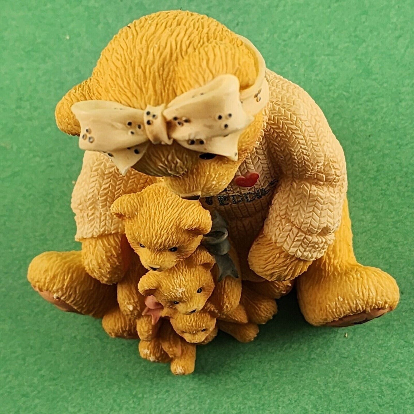 Cherished Teddies Mom's Love Porcelain Figurines by Enesco Corp 1998 China