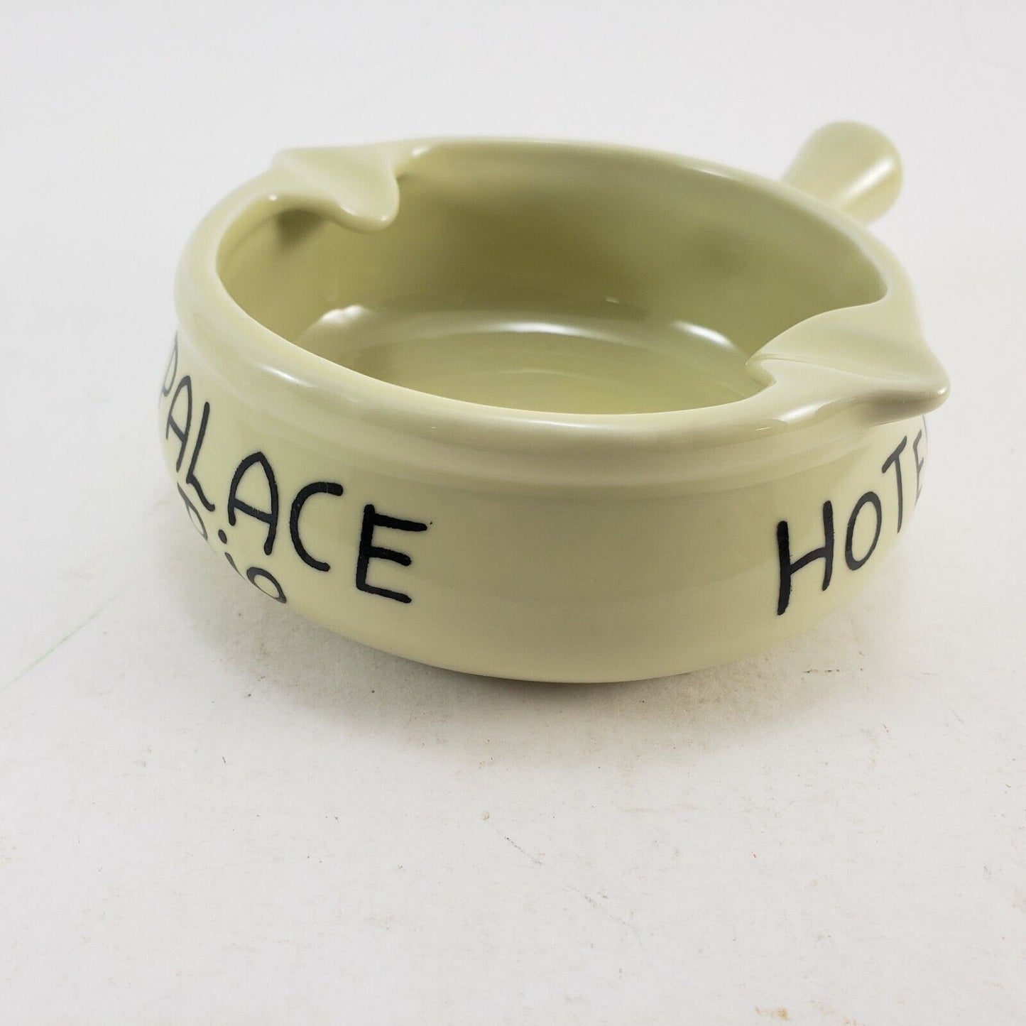 Hotel Leme Palace Pottery Ashtray Dira Luminite Brazil Rio