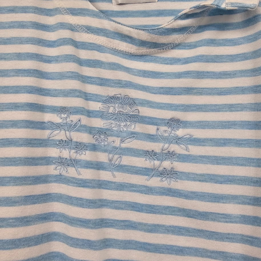 5 Ladies Small Tops Shirts Pink Blue Floral 3/4 Talbots Evan Picone Bill Blass