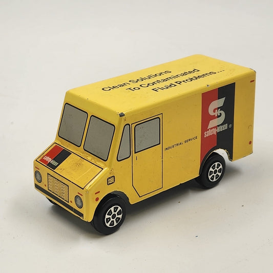 Ralstoy 22 SAFETY-KLEEN Yellow Diecast Metal Box Toy Car Delivery Van Truck USA
