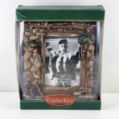 Cedar Key Picture Frame Large Fishing Cabin For Picture Sizes 4x6