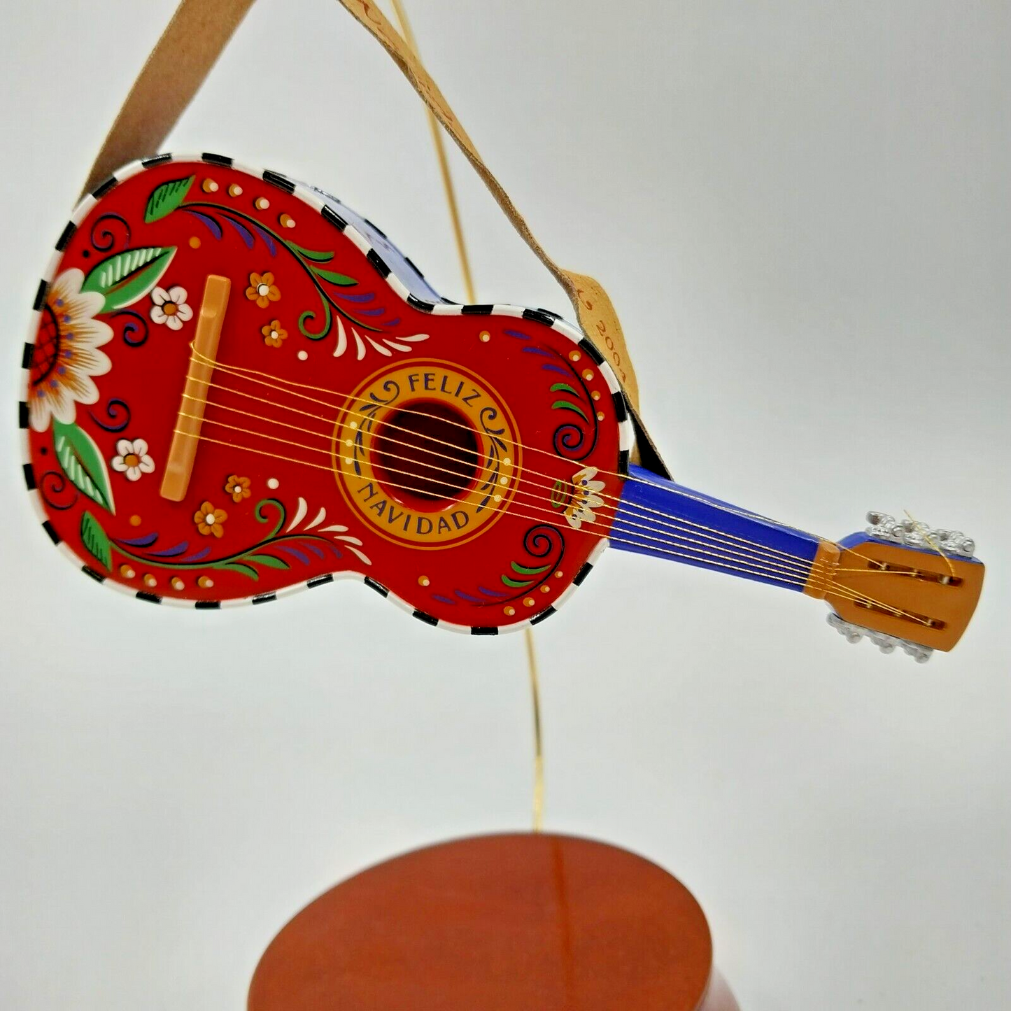 Hallmark Keepsake Christmas Ornament 2004 FELIZ NAVIDAD Guitar Handcrafted