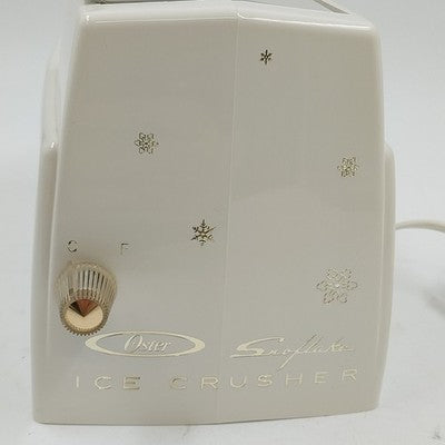 Oster Snowflake Ice Crusher Ice Shaver 551 Counter Top Electric No Base Tray