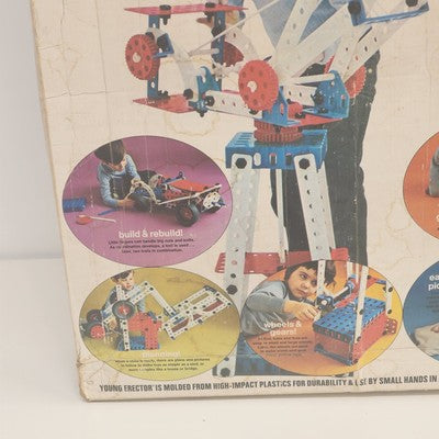 Gabriel Young Erector Set 33005 Incomplete 1973 Gears Toy Ages 3-8 Vintage