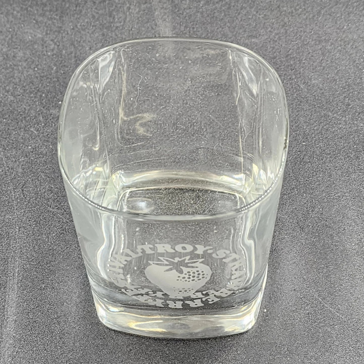 Luigi Bormioli Strauss Double Old Fashioned Glasses 12oz Clear Crystal Strawberry Fest