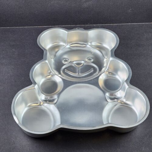 2 Wilton Cake Pans 1982 Teddy Bear 502-3754 and 2002 Sesame Workshop 2105-3461