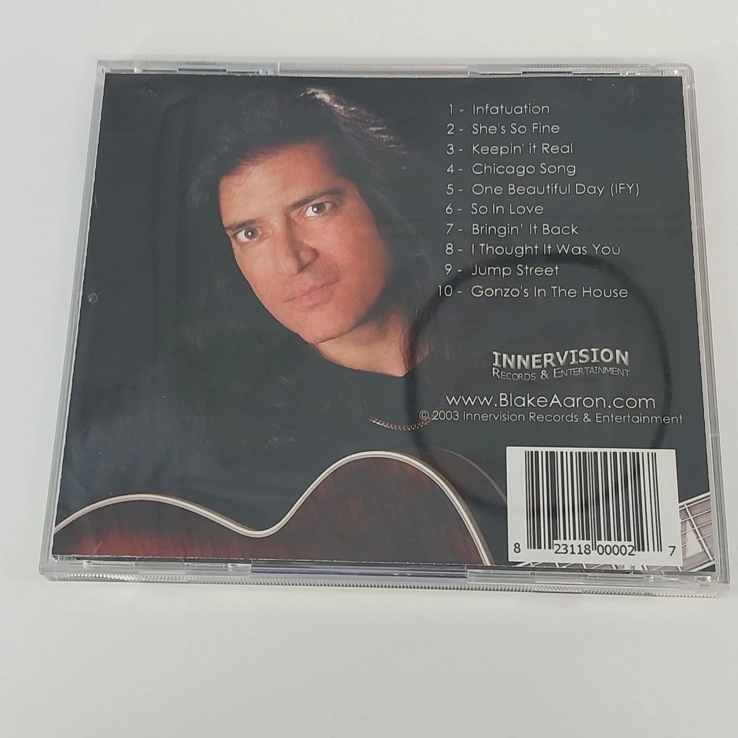Blake Aaron Bringin' It Back CD Signed Smooth Jazz Guitar Contemporary 2003 USA
