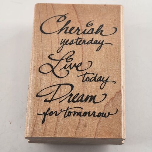 Stampendous Motivational Words & Sayings Wooden Mounted Rubber Stamps