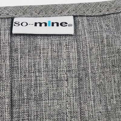 So-Mine Commuter Essential Gray & Green Travel Organizer Seat Pouch Airline Car