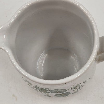 Corelle Coordinates Callaway Green Ivy Creamer 4.25" x 5" Tall Stoneware China