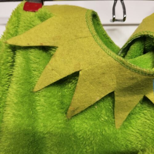 2T Kermit The Frog Dress Up Costume 3 Piece Toddler Set With Hood And Booties