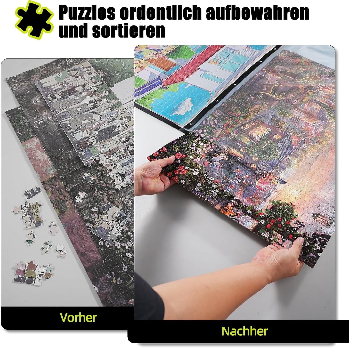 ALL4JIG Puzzle Storage Folder Organizer for Jigsaw Enthusiasts