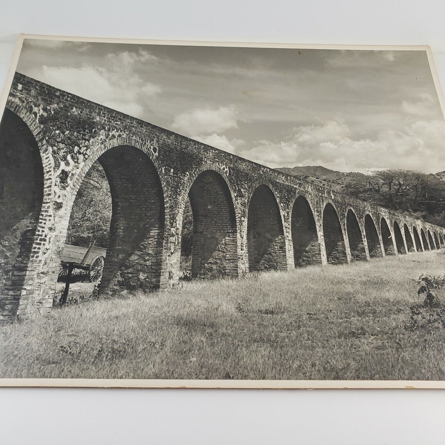 2 Arched Bridges & City Scene Photographs Each 20x16" Unframed 2 on Poster Board