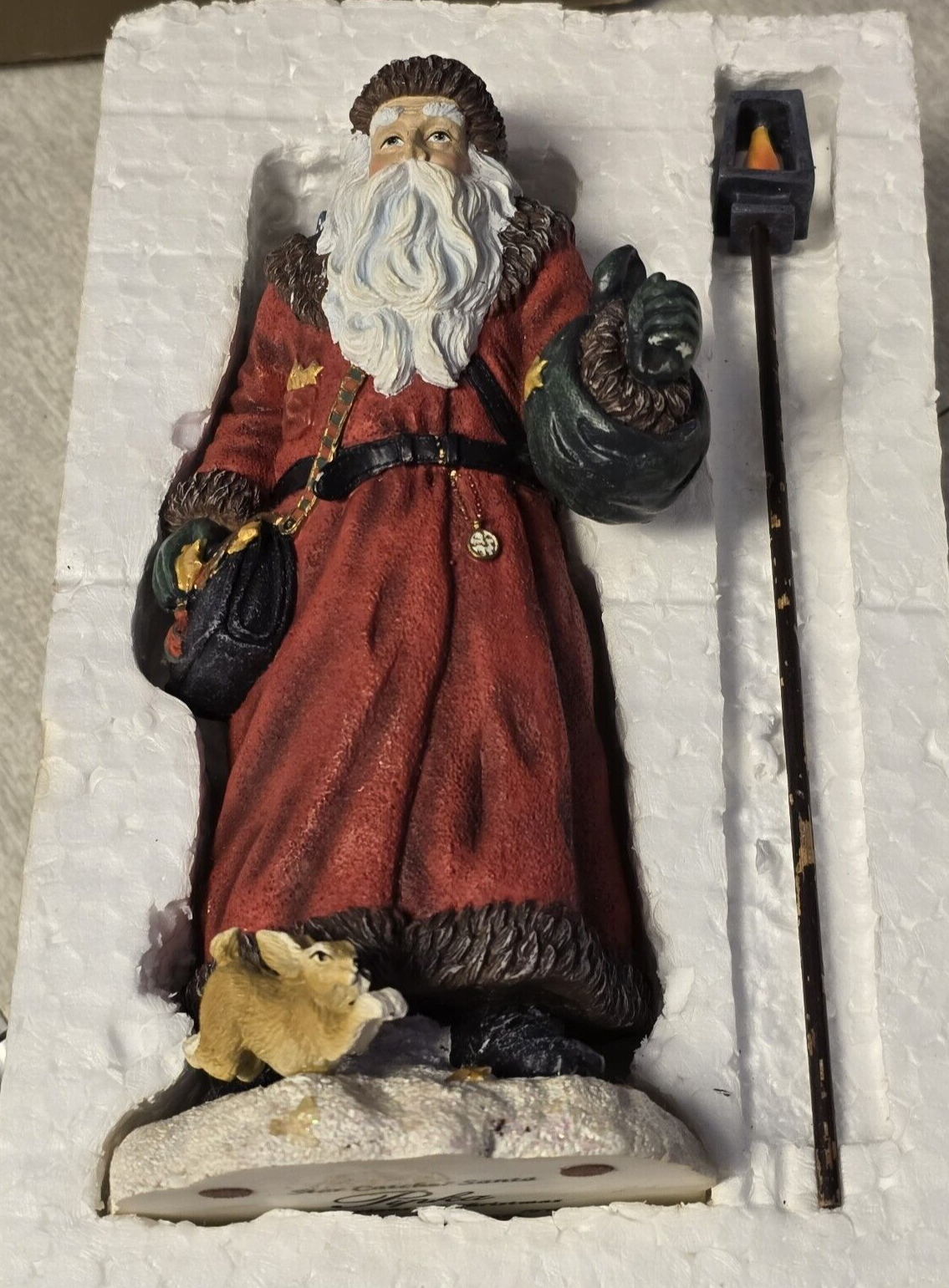 Pipka Star Catcher Santa Figurine Reflections of Christmas No 876/9700 Vtg 1997