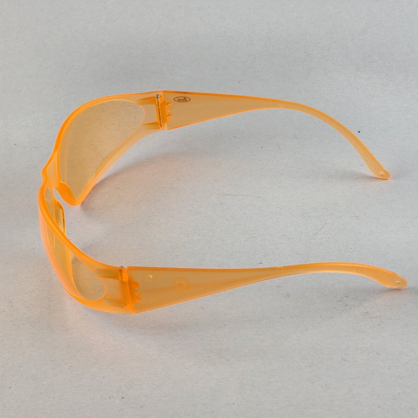 ERB Boas Safety Glasses Work Eye Protection Wraparound High Impact Z87.1 Orange