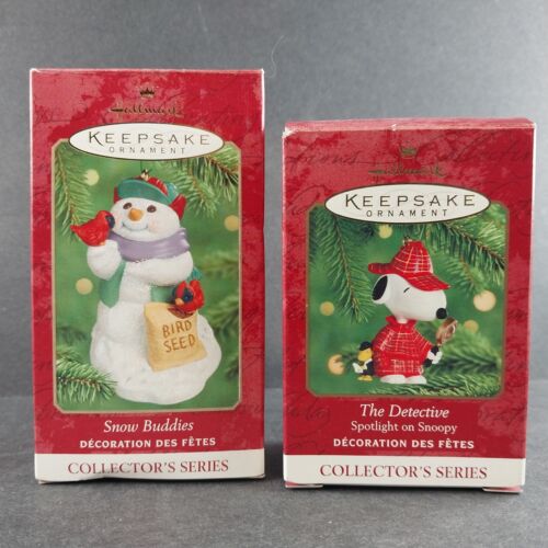 4 Hallmark Keepsake Collector's Series Christmas Ornaments from 2000 Boxed Vtg