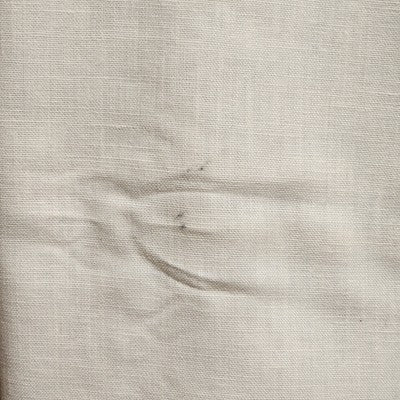 Solid Plain Beige Linen Tablecloth Table Cover Overlock hem Rectangle 50" x 68"