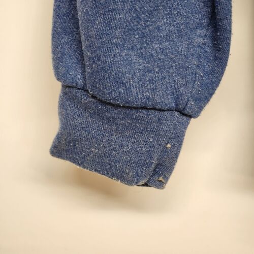 Sweatshirt Men's Large Fruit Of The Loom Long Sleeve Navy Blue Fleece Pullover