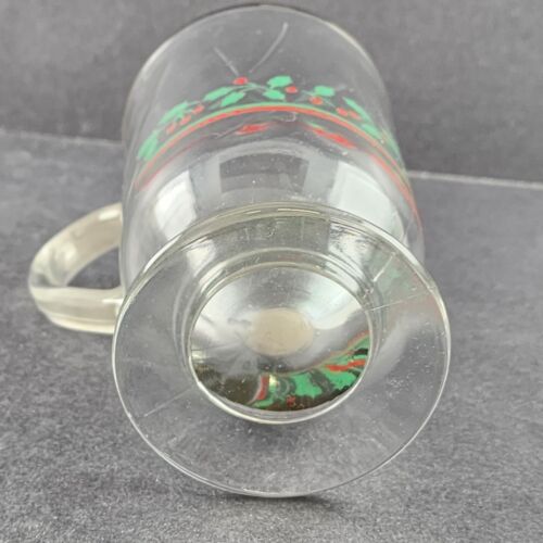 2 Arby's Various Style Glasses Christmas Holiday Holly Berry Cups Vintage