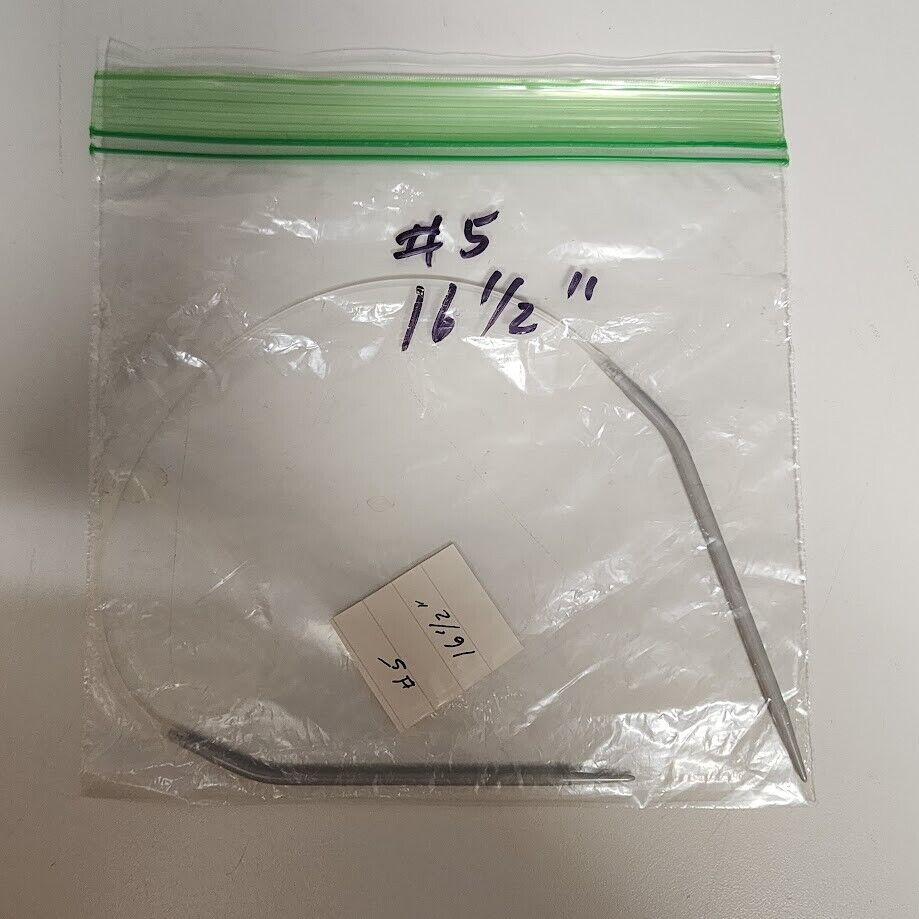 Circular Knitting Needle Bamboo Plastic Metal Size 0 - Size 7 Length 16" - 32"