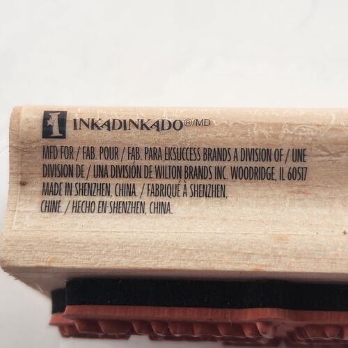 Lot of 3 Rubber Stamps Motivating Sayings Wooden Backs Lightly Used Black&White