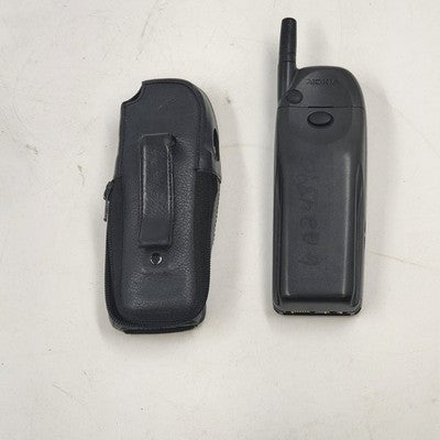 Nokia 6185 Black Mobile Phone with Case & Charger As Is Vintage Collectors Item
