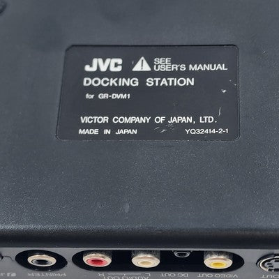 JVC GR-DVM1 Camcorder Docking Station Only No Cables Victor Co Japan Vintage
