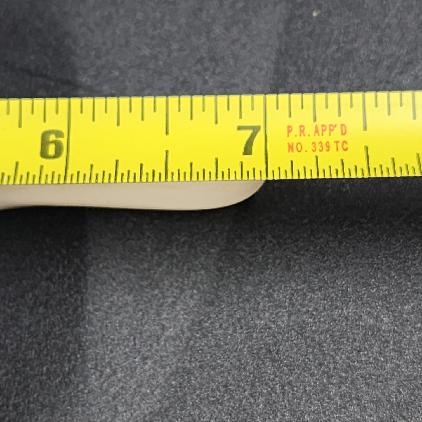 Set Of 2 Ceramic Measuring Scoops Measures Flour and Sugar Hand Painted Homemade