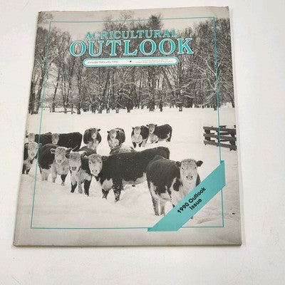 Lot Of 4 Agricultural Outlook Month Of January February March April 1990