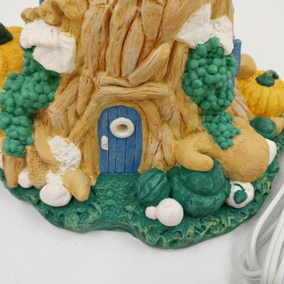 Wee Crafts Autumn Harvest Cornstalk House Figurine 8" Thanksgiving Decor