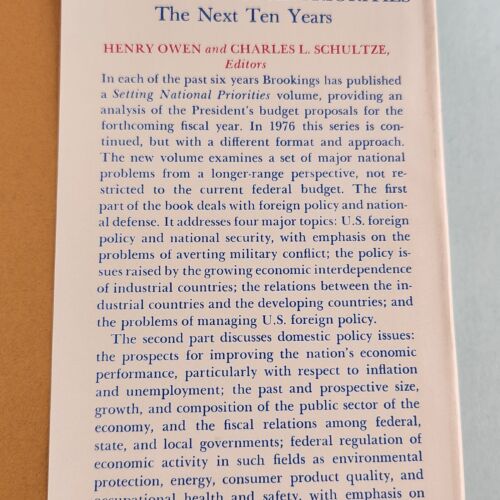 Organizing the Presidency by Stephen Hess 1976 1st Edition Vintage Hardcover