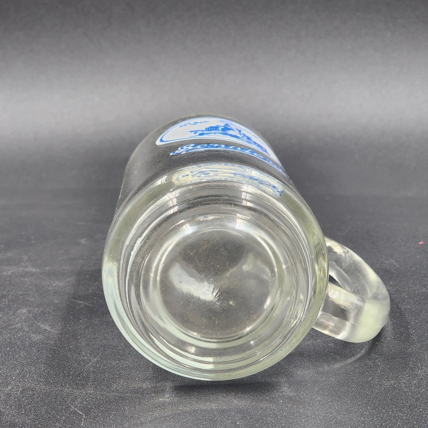 1960's Washington Senators MLB Clear Glass Beer Mug Logo Rare Baseball 5.5" Vtg